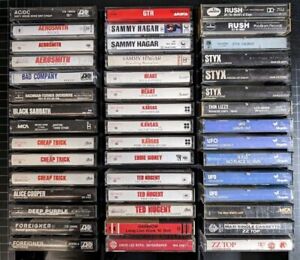 Classic Hard Rock Cassette Tape Lot (U-PICK)