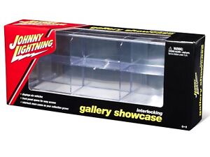Johnny Lightning 1/64th Diecast & Slot Car 6 Car Interlocking Gallery Showcase 1