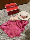 American Girl Rebecca’s Movie Dress Outfit - Dress, Hat, And Box Only
