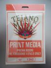 RARE TEJANO MUSIC AWARD PRINT MEDIA PASS PRESS ALAMODOME SELENA QUINTANILLA