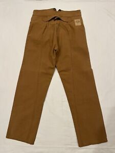 Wah Maker Frontier Western Pants Duck Canvas Buckle Back Made In USA Mens 32x30