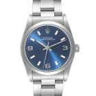 Rolex Oyster Perpetual Midsize 31 Blue Dial Steel Ladies Watch 77080