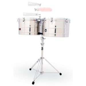 LP LP1516-S Prestige Stainless-Steel Thunder Timbales 15 and 16 in.