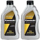 Kawasaki 4-Stroke Full Synthetic Motorcycle Oil 10W40 Quart (2 Pack)