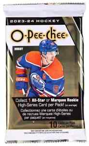 Bedard Hunt 2023/24 Upper Deck O-Pee-Chee Hockey Hobby Pack 13 Pacs