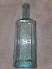 Dr. King's New Discovery Handblown Vintage Aqua Bottle H.E. Bucklen & Co.