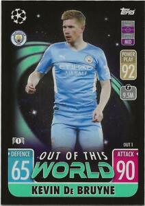 2021-22 UEFA Match Attax Extra OUT OF THIS WORLD Foil YOU PICK Complete Your Set