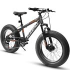 20 Inch Fat Tire Bike Adult/Youth Full Shimano 7 Speed Mountain Bike