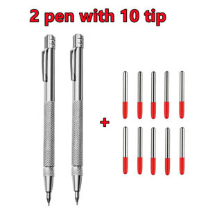Metal Scribe Tool Premium Aluminium Tungsten Carbide Tip Scriber Etching Pens