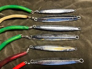 Lot of 6 Diamond A and Tidal Jigs with Tubes