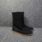 UGG Boots Womens 9 Black Cardy Classic Knit Boots Mid Calf 5857