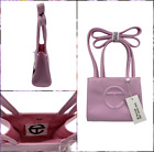 Telfar Shopping Bag Small NWT Pink Vegan Leather Satchel Bag US Free Shipping