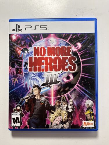 No More Heroes 3 III (Sony PlayStation 5 PS5, 2022) Very Clean Disc