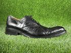 🔥GIANNI BARBATO Textured Leather Pointy Shoes Italy || Sz 43 (10 US)