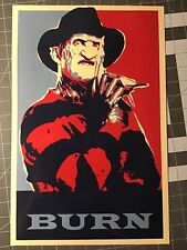 Freddy Krueger Hope Parody Poster 11x17 Nightmare On Elm Street Horror Wall Art
