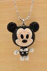 Swarovski Disney Cuties Mickey Mouse Necklace Pendant Crystal Rare New Box