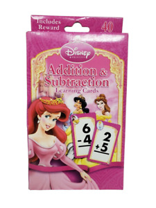 Bendon Disney Princesses Flash Cards - 36 Cards - New  - Addition & Subtraction