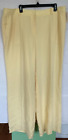 LAFAYETTE 148 CREPE TROUSER PANTS IN YELLOW WOMENS SIZE US 18 - 40 X 33 NWOT