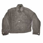 Vintage Wrangler Jacket Mens 44 Brown Denim Jean 70s Cowboy Western Made In USA