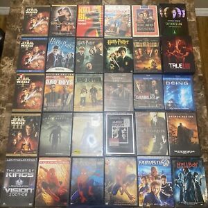 31- Wholesale lot dvd movies assorted bulk Video DVDs/BLUE RAY/USED/NEW/USED
