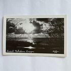 RPPC Sunset in Nehalem, Oregon unposted Vintage Postcard