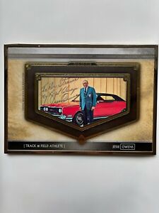 2020 Topps Transcendent Collection Jesse Owens Oversized Box Topper Signature! J
