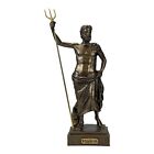 Poseidon of Melos Ancient Greek Roman Statue Museum Athens Bronze Effect color