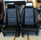 BMW e30 325/318 New Black Front Seats  For Convertibles1987-92 $2450 WithCore