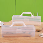 New ListingKitchen Storage Box Fridge Organiser Stackable Container Food Holder Rack w/ Lid