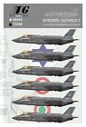 F-35A Mediterranean Lightnings -  Decal Sheet - 1/72 Scale TG Decals Part#72008