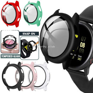 For Samsung Galaxy Watch Active 2 44mm 40 Hard Case Full Cover Screen Protector