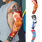 1/2Pair Tattoo Cooling Arm Sleeves Cover Sports Outdoor UV Sun Protection Unisex