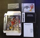 Kingdom Hearts: Chain of Memories Nintendo GBA Box Manual & Insert Only NO GAME