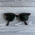 Vintage Bausch & Lomb Ray-Ban USA W0366 Clubmaster Sunglasses Frames Only