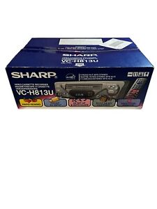 Rare NIB Sharp VC-H813U VCR VHS 4-Head Hi-Fi Recorder Player W/ Remote