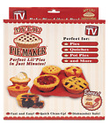 NEW My Lil' Pie Maker As Seen on TV Quiches Desserts Bonus Pie Cutters Recipes