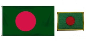 Wholesale Combo Set Bangladesh Country 3x5 3’x5’ Flag and 2