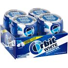 ORBIT WHITE Peppermint Sugar Free Chewing Gum, 40 Pieces Bottles (Pack of 4)