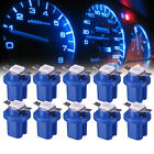 10X T5 B8.5D 5050 SMD Blue Car LED Dashboard Instrument Light Bulbs Auto Parts (For: Toyota Solara)