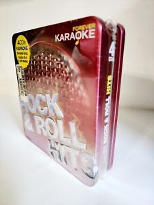 Karaoke Forever Rock & Roll Hits Collector's Edition Tin Box 4 CD Set Sealed New