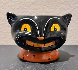 johanna parker halloween grinning cat bowl