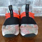Under Armour Women's Shoes Size 8.5 Charged Breathe White Mesh Orange Laces