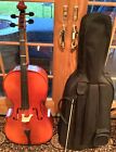 Full Size Krutz 100 Cello with Bow & Backpack Padded Case Free Shipping!