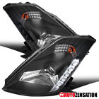 LED Strip Fit 2003 2004 2005 350Z Z33 Black HID Projector Headlights Left+Right