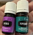 New/Sealed Young Living LAVENDER & PEPPERMINT 5 ml