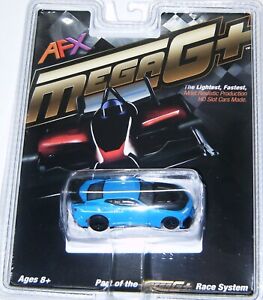 AFX HO Mega G+ MG+ 2021 Chevrolet Camaro ZL1- Rapid Blue Slot Race Car AFX22079