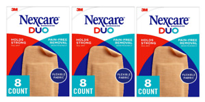 Nexcare Duo Bandages All One Size 8 ct 3 Pack