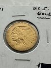 1911 S GOLD USA $5 DOLLAR INDIAN HEAD HALF EAGLE COIN SAN FRANCISCO MINT
