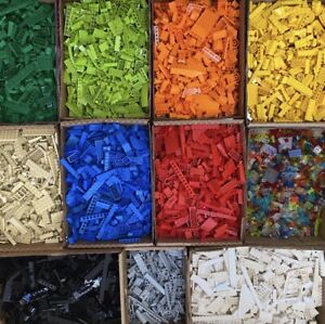 LEGO Bulk Bricks Plates And Pieces Choose Color Quantity 500+ = FREE MINIGIFURE!