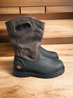 Timberland PRO Men's Powerwelt Pull-on Steel Safety Toe Farm Ranch WR Boot 12M